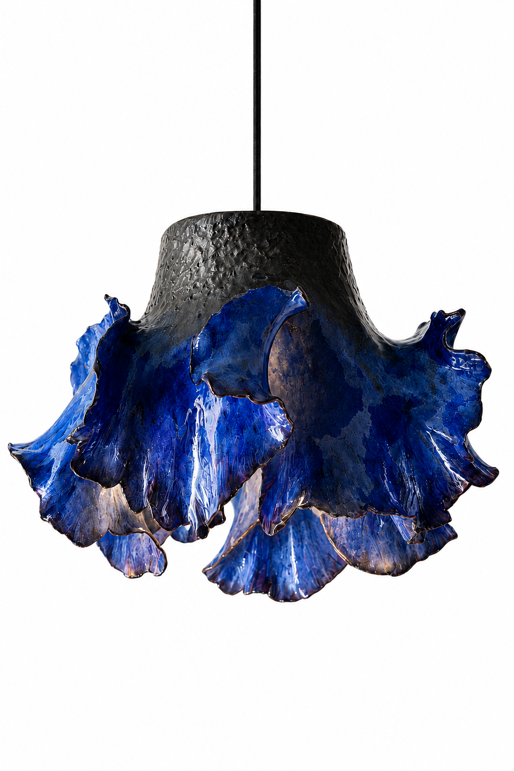 Aquamarine Flower lamp