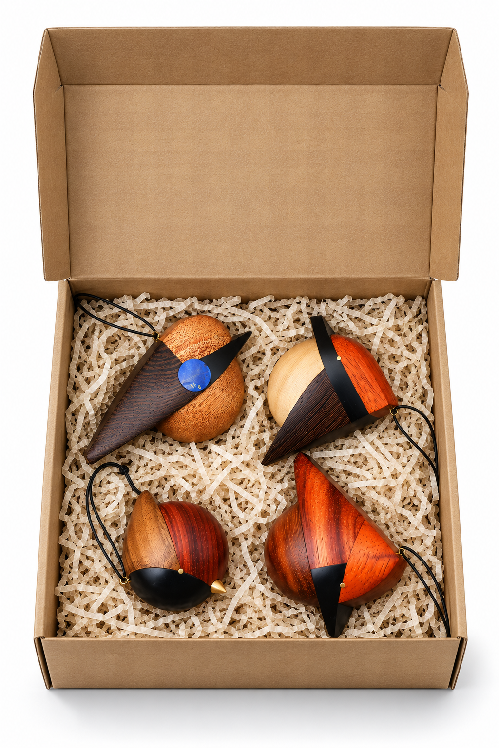 Forest Birds — Set of 4