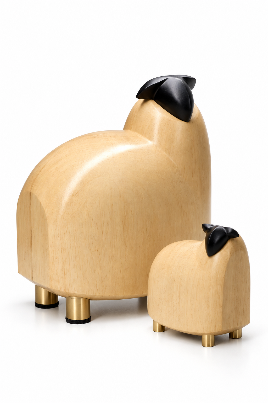 Sheep Bookend, Elm